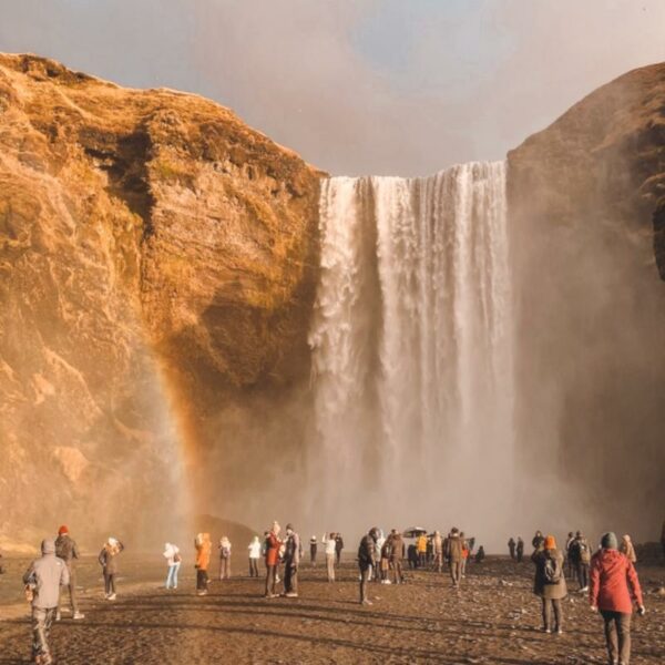 waterfall in Iceland