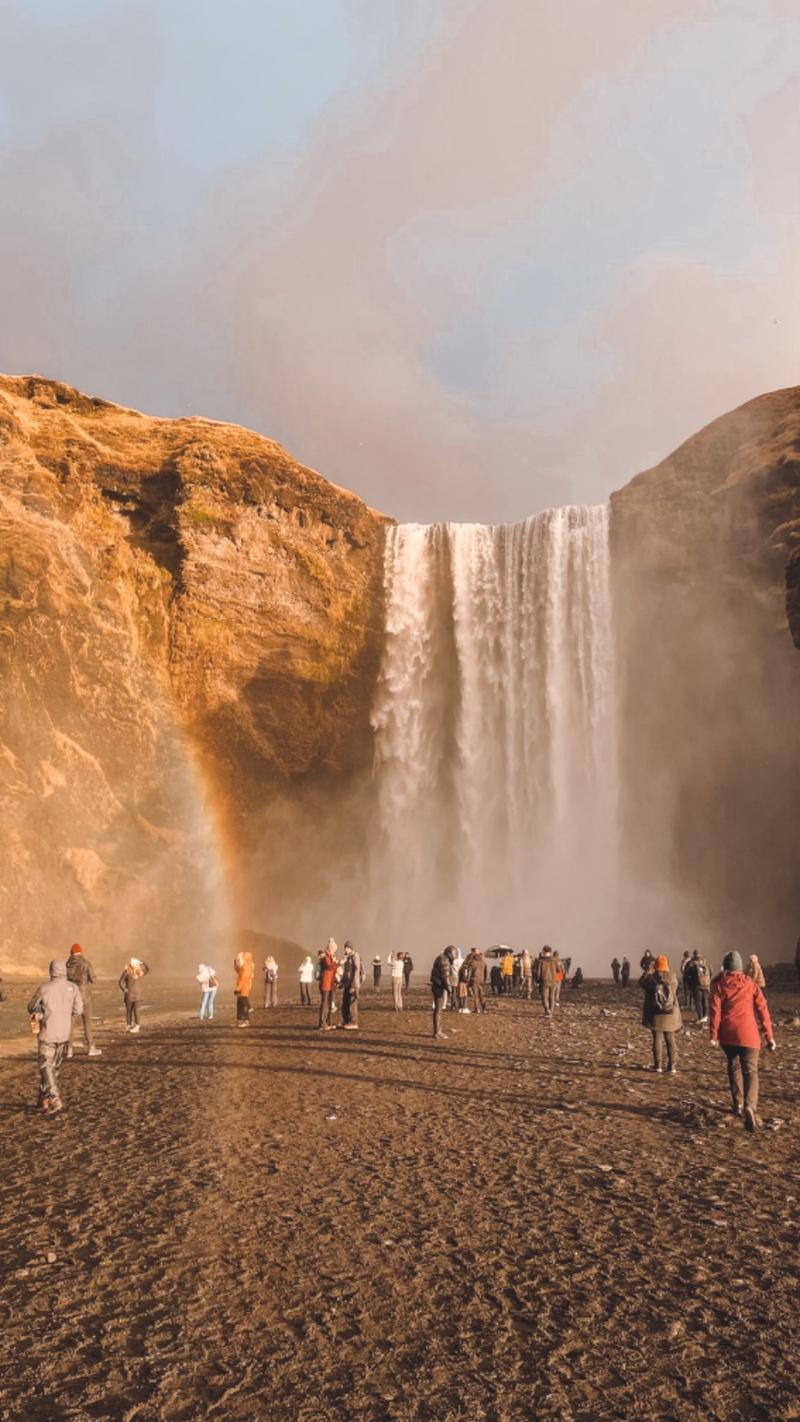 waterfall in Iceland