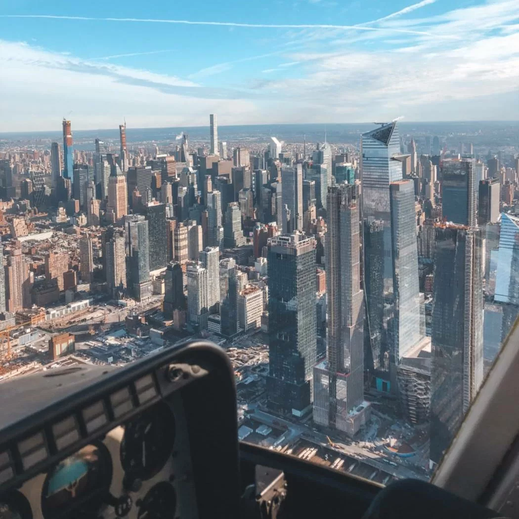 Helicopter ride in New York