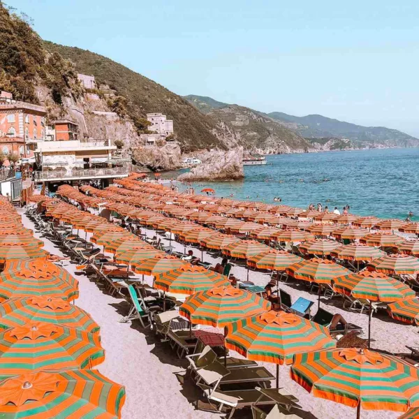 Beach in Cinque Terre