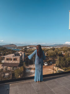 Turquoise beaches and beachfront hotel in Ksamil, Albania