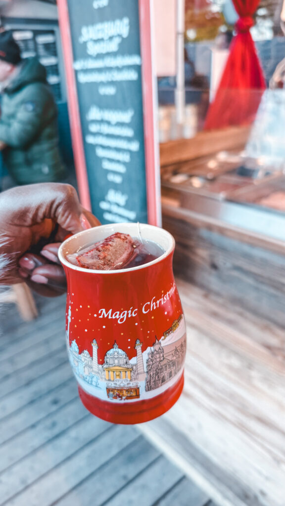 Cozy Altes AKH Christmas Market in a courtyard in Vienna